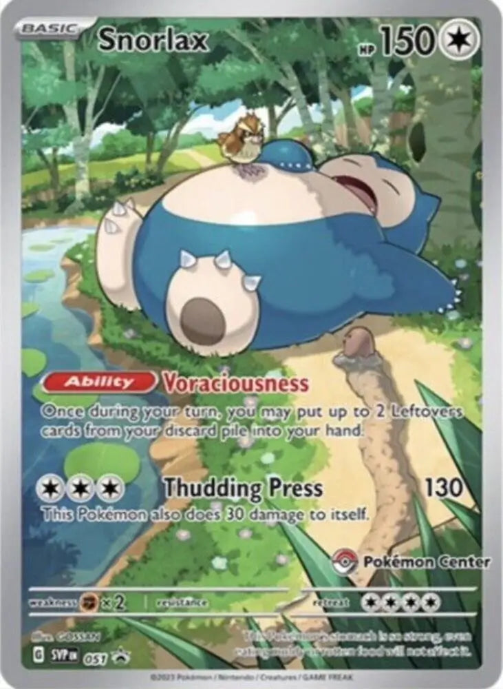 Scarlet & Violet Promo Snorlax #51 Pokémon Center